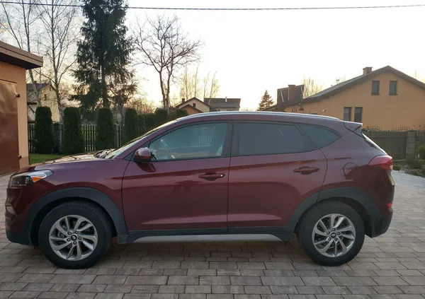 samochody osobowe Hyundai Tucson cena 74900 przebieg: 125000, rok produkcji 2018 z Sosnowiec